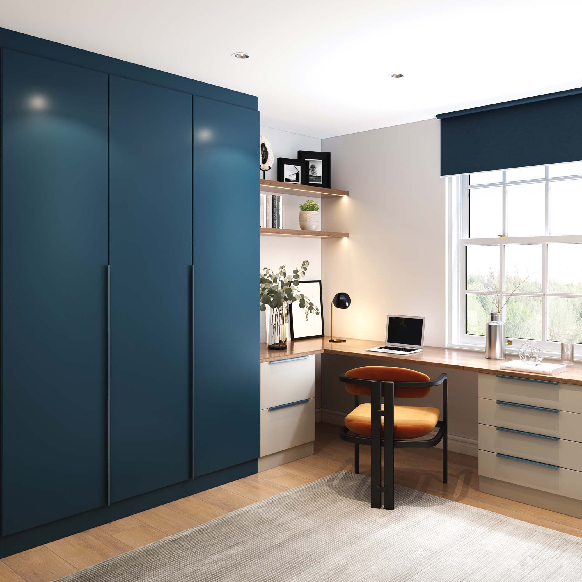 Soho Bea Office fitted furniture from spacemaker